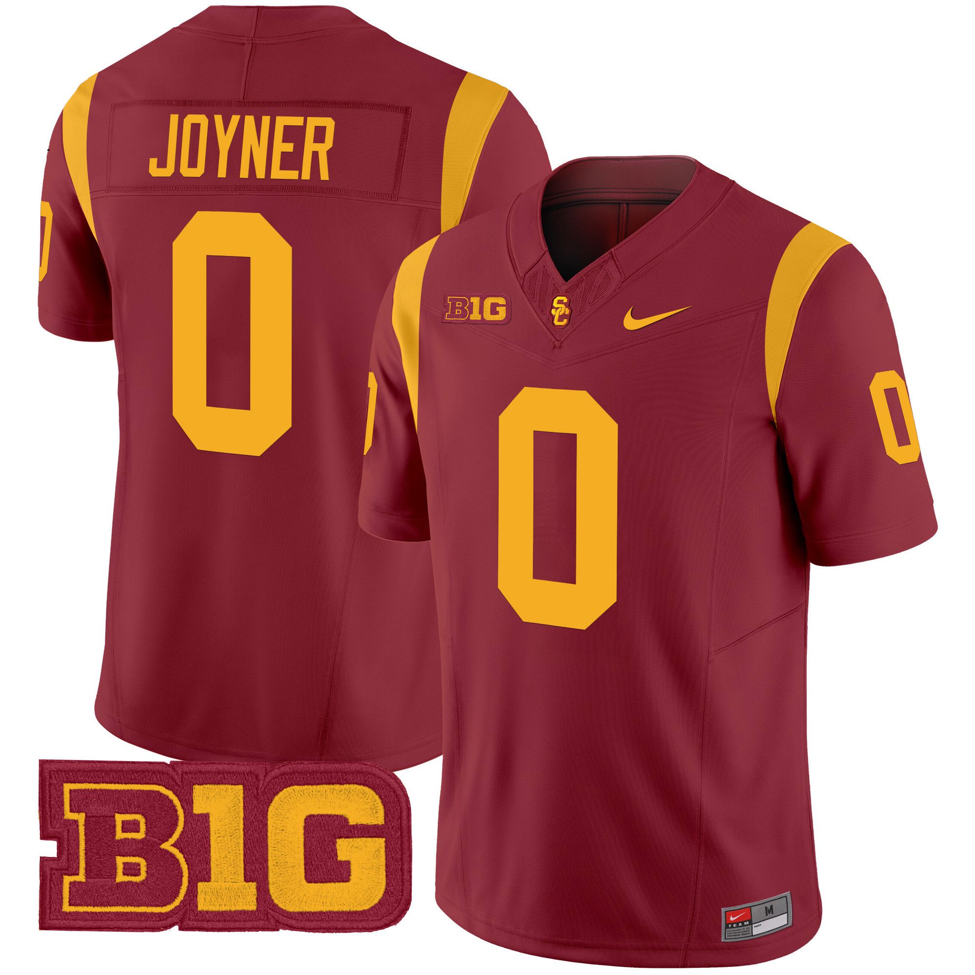 Men USC Trojans #0 Joyner Red Nike 2024 Vapor Limited NCAA Jersey style 1